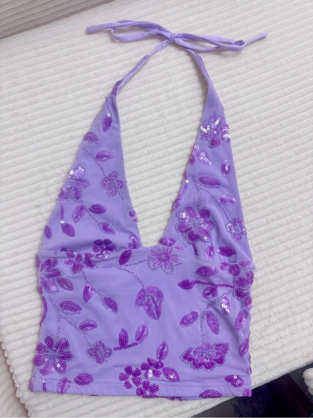 Lilac Halter top